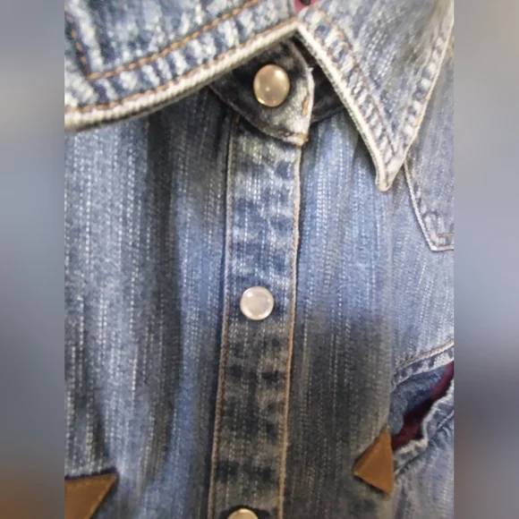 Vintage Route 66 100% Cotton Denim Shirt - Picture 4 of 8